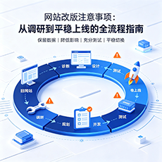 南京建站-网站改版注意事项：从调研到平稳上线的全流程指南