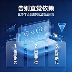南京建站-告别直觉依赖：三步学会数据驱动网站运营