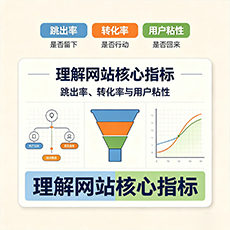 雨花台建站-理解网站核心指标:跳出率、转化率与用户粘性